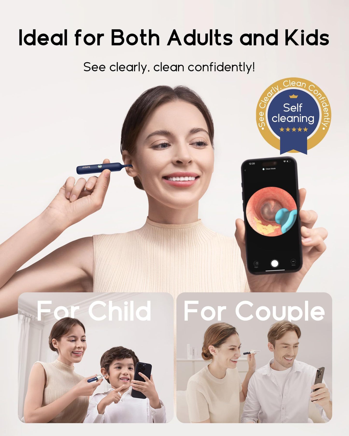 BeBird Smart Wireless Endoscope Earpick Suit